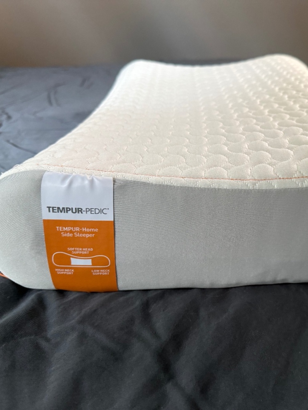 TEMPUR-Pedic TEMPUR-Home Side Sleeper Memory Foam Pillow Unused